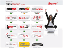 Tablet Screenshot of clickstarrett.com